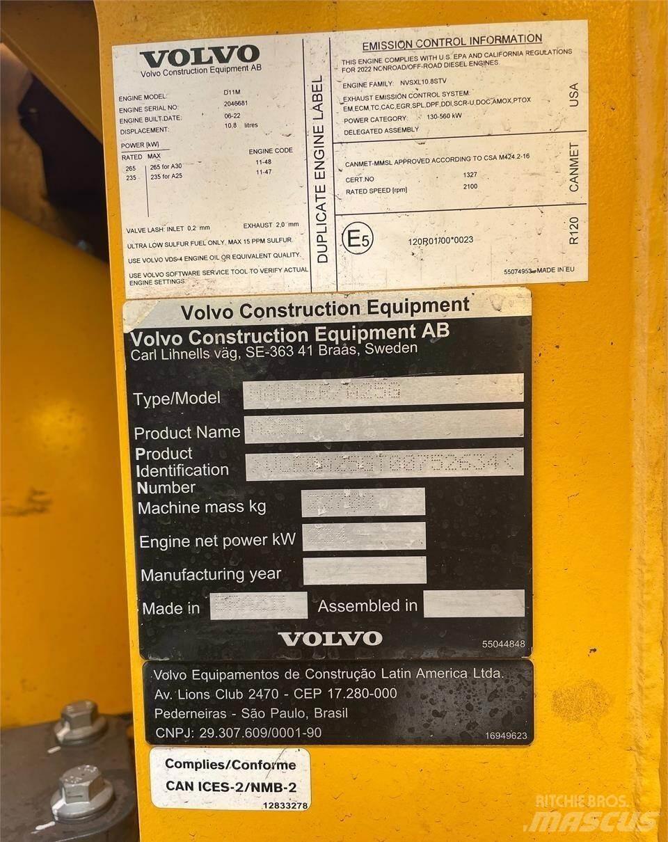 Volvo A25G 铰接式自卸车
