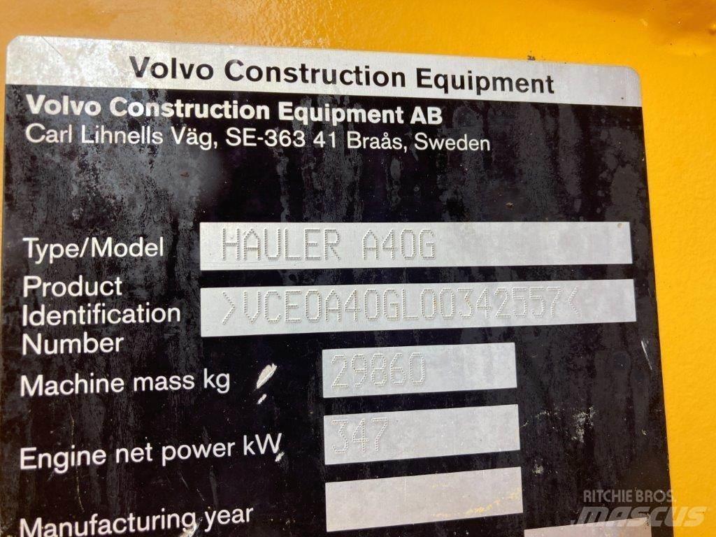 Volvo A40G 铰接式自卸车