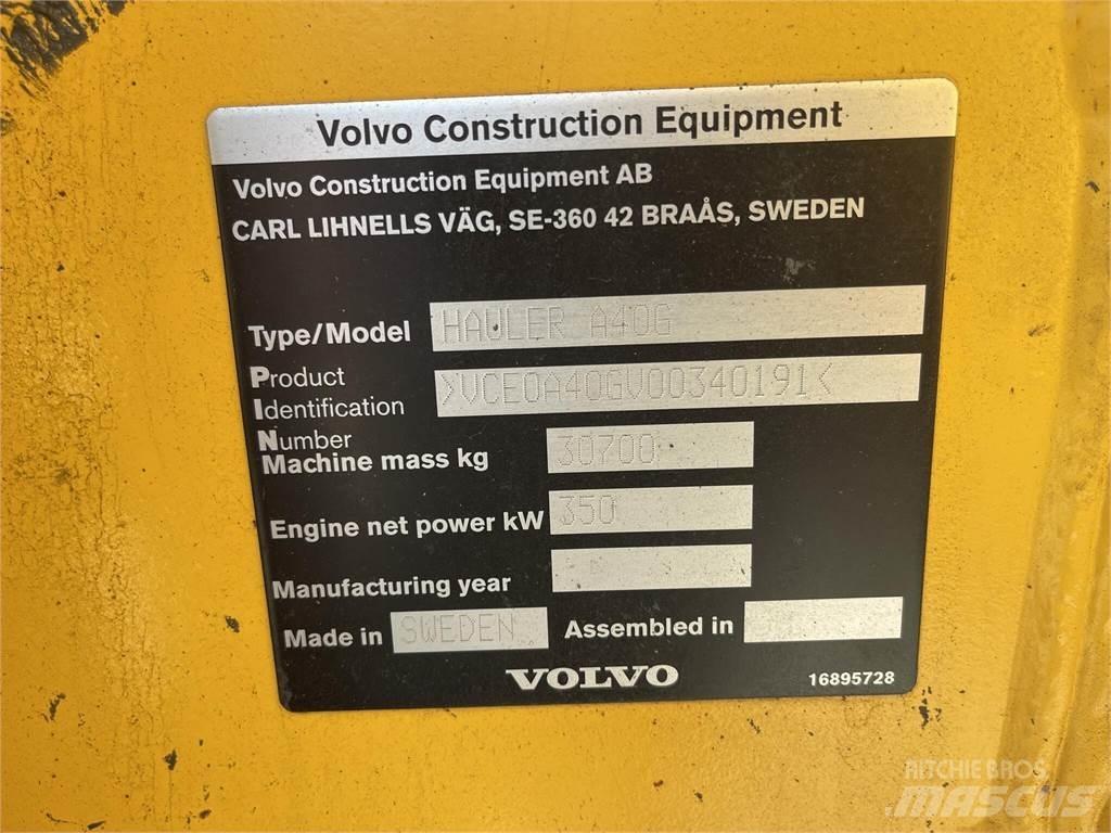 Volvo A40G 水罐车