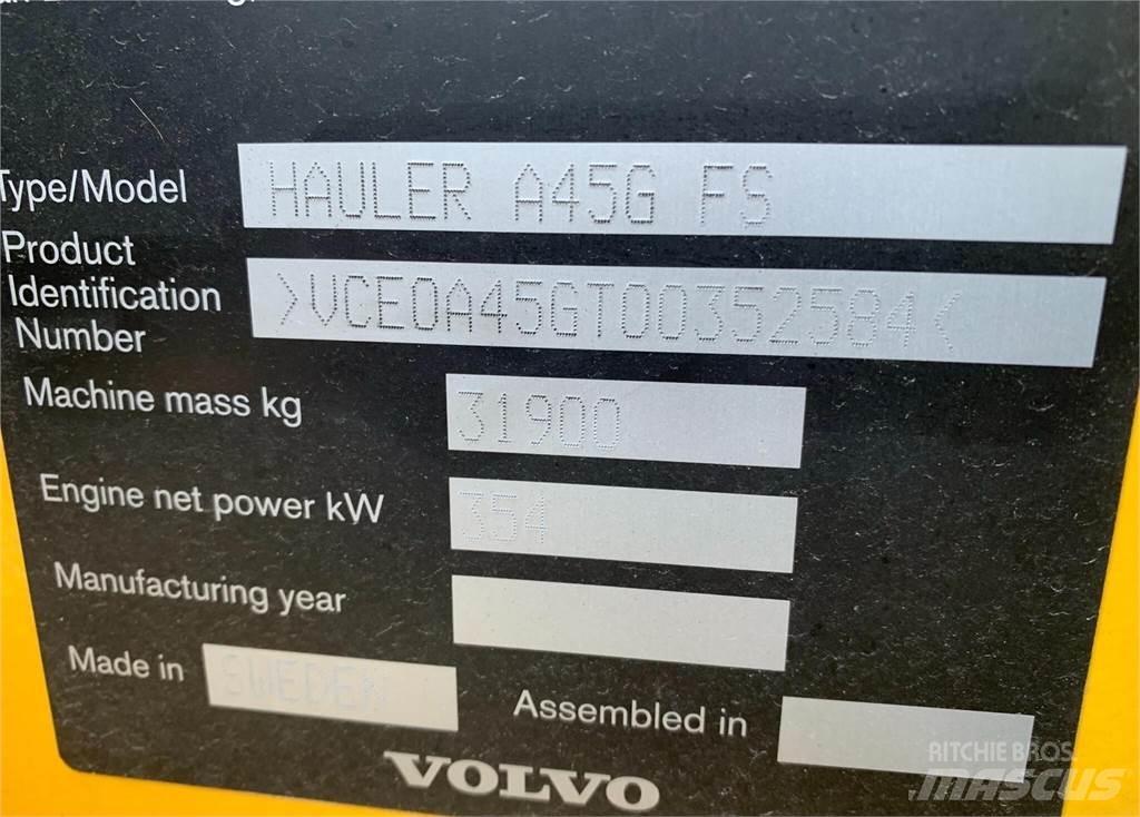 Volvo A45G FS 铰接式自卸车