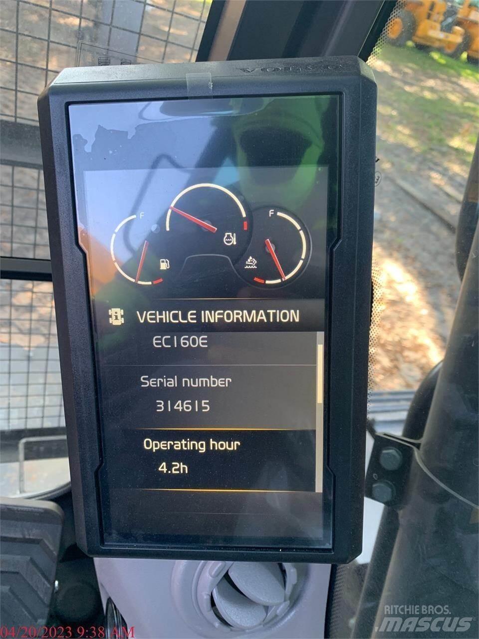 Volvo EC160EL 履带挖掘机