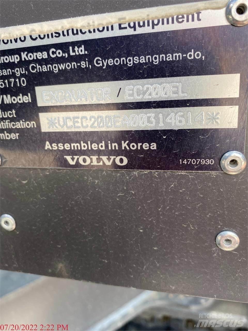 Volvo EC200EL 履带挖掘机