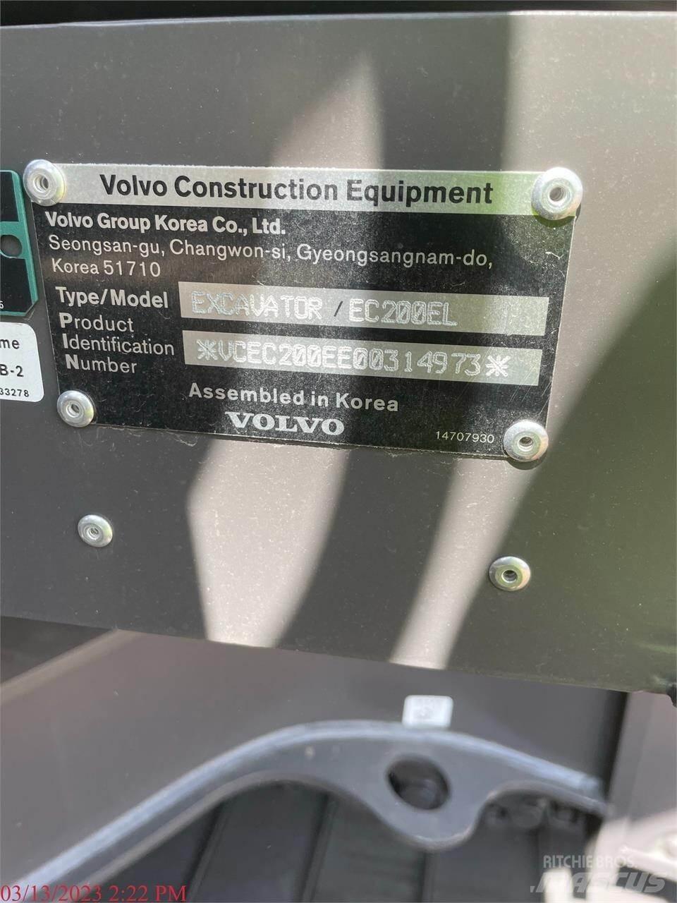 Volvo EC200EL 履带挖掘机