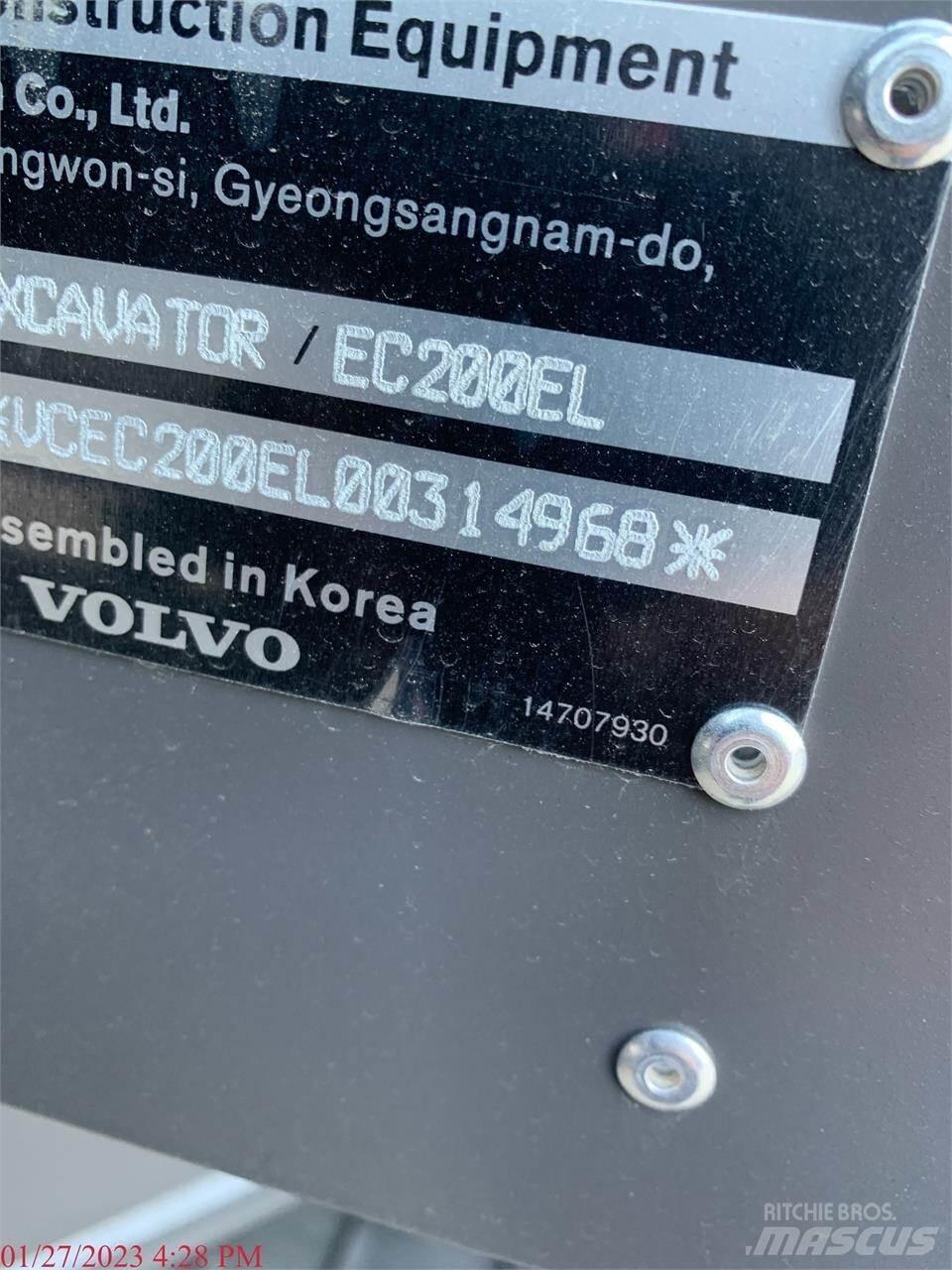 Volvo EC200EL 履带挖掘机