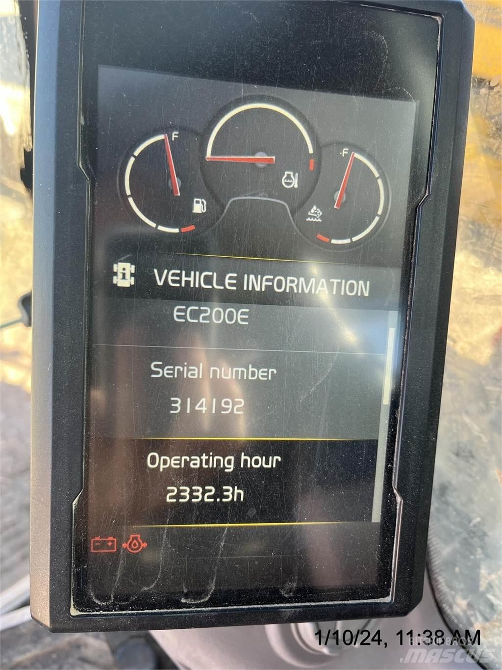 Volvo EC200EL 履带挖掘机