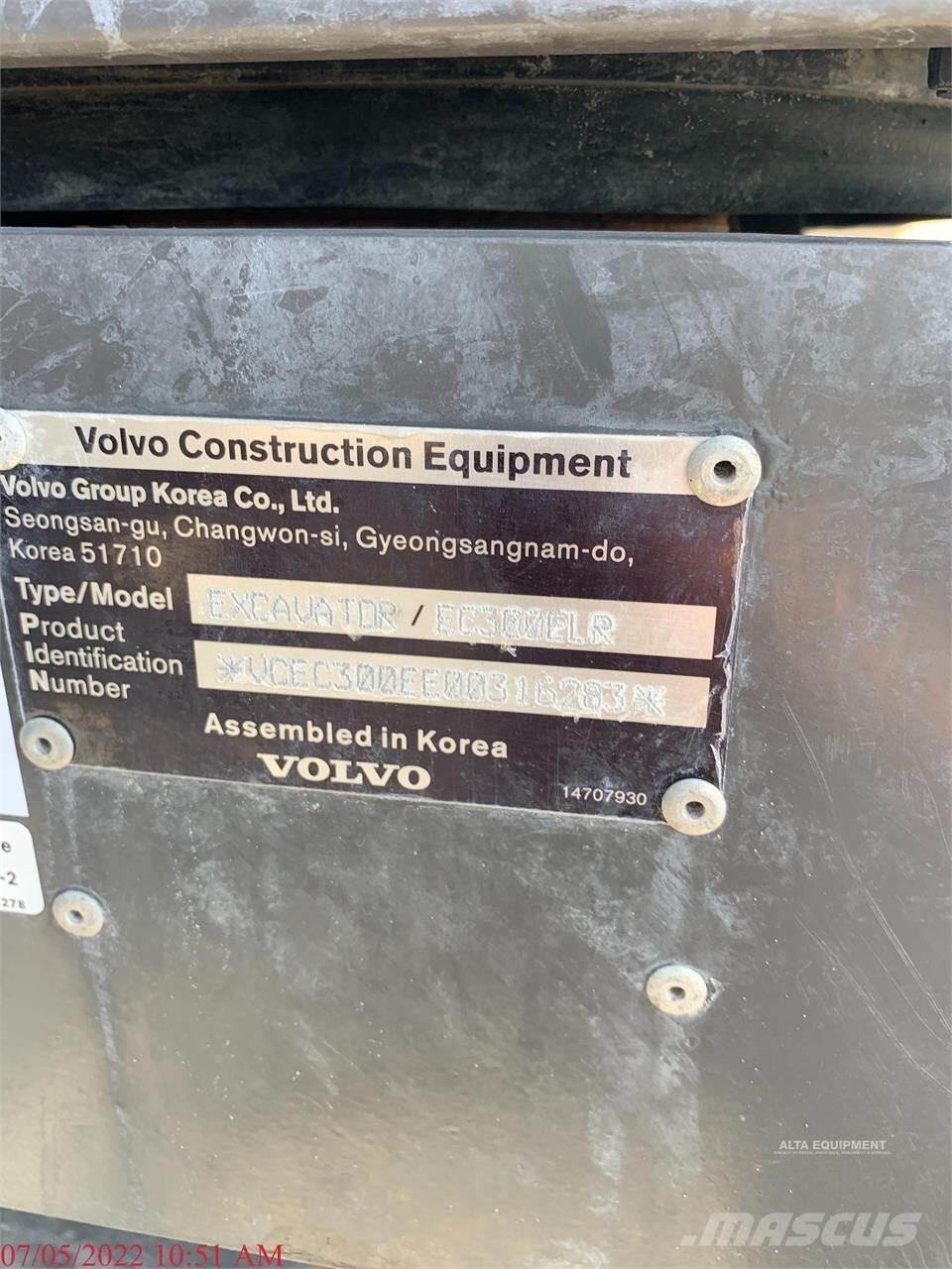 Volvo EC300E LR 履带挖掘机