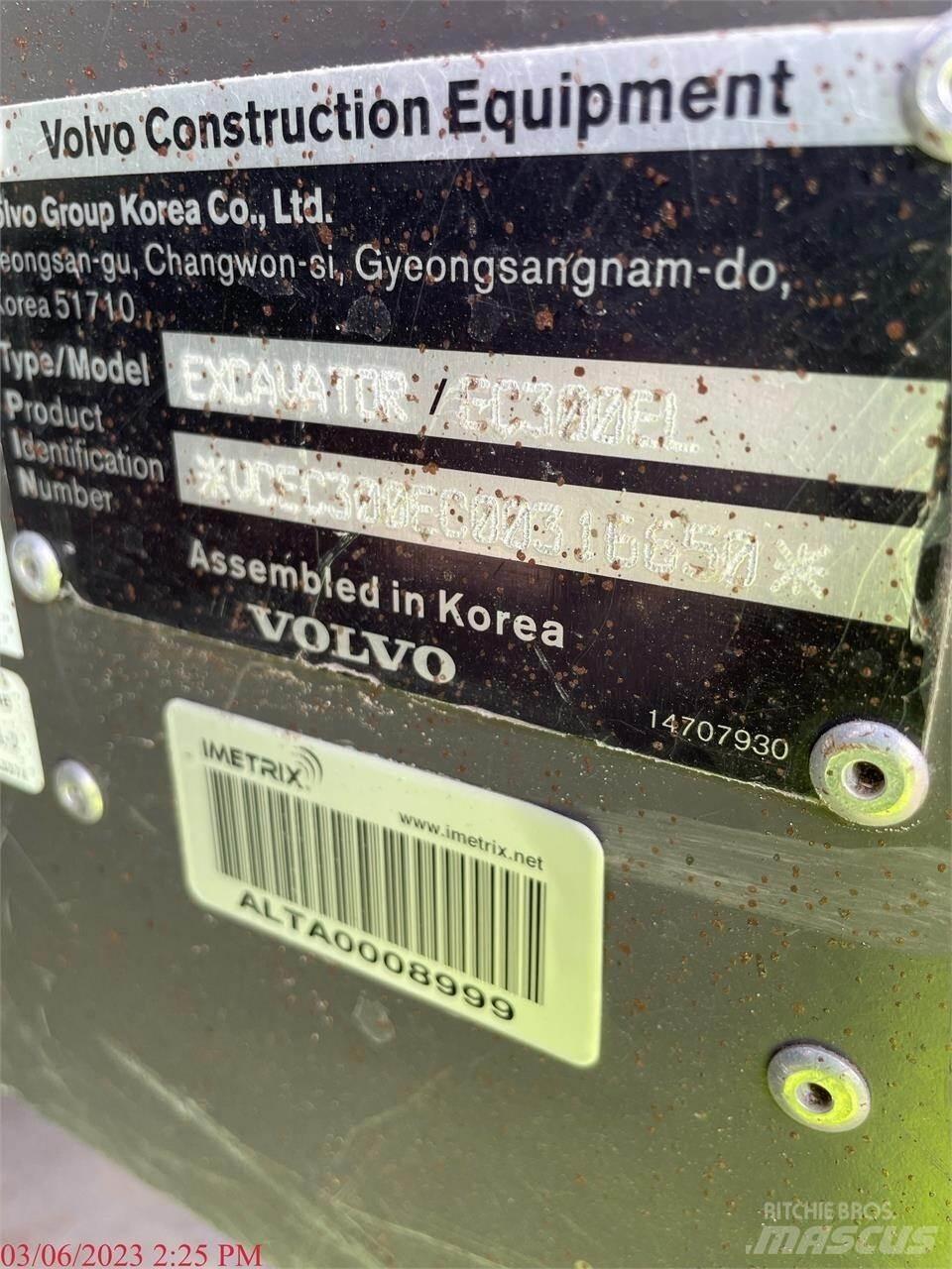Volvo EC300EL 履带挖掘机