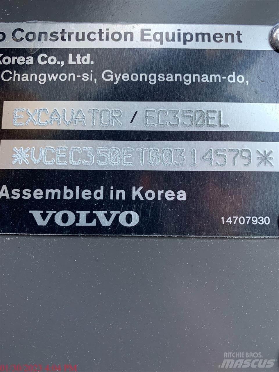 Volvo EC350EL 履带挖掘机