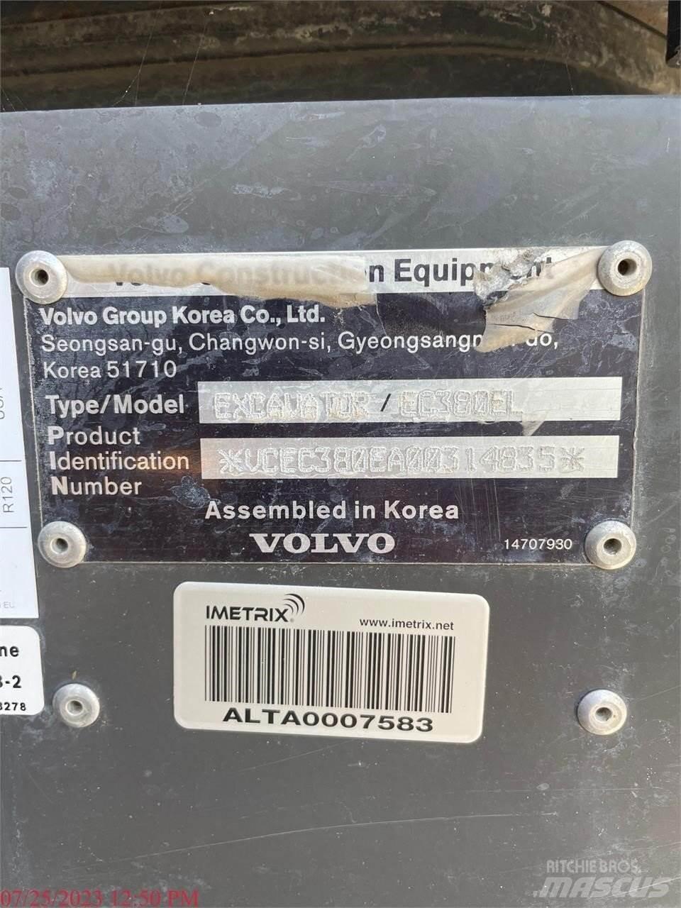 Volvo EC380EL 履带挖掘机