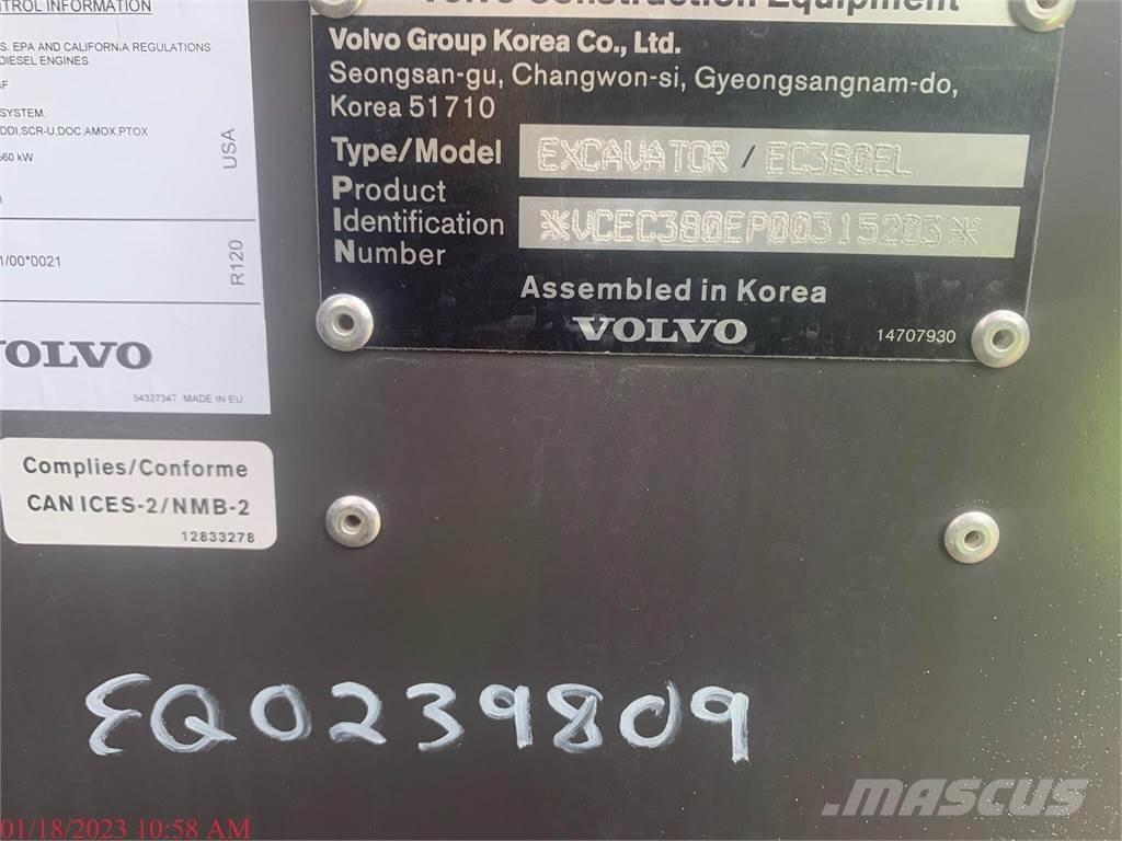 Volvo EC380EL 履带挖掘机
