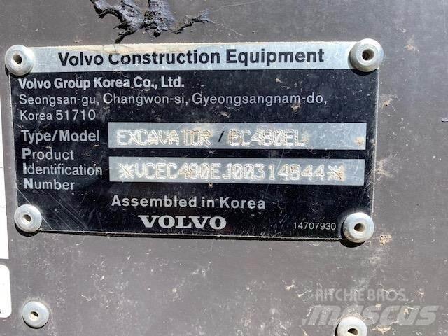Volvo EC480EL 履带挖掘机