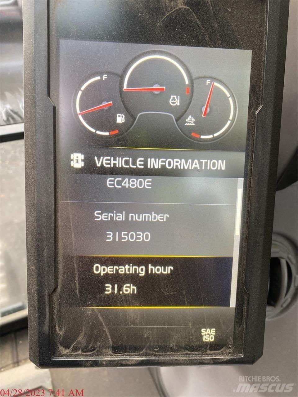 Volvo EC480EL 履带挖掘机
