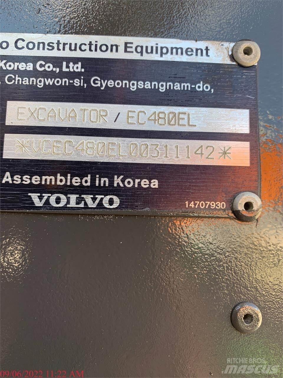 Volvo EC480EL 履带挖掘机