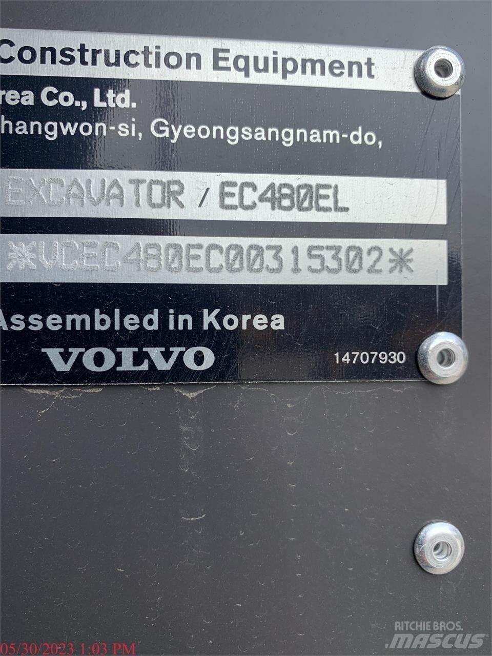 Volvo EC480EL 履带挖掘机