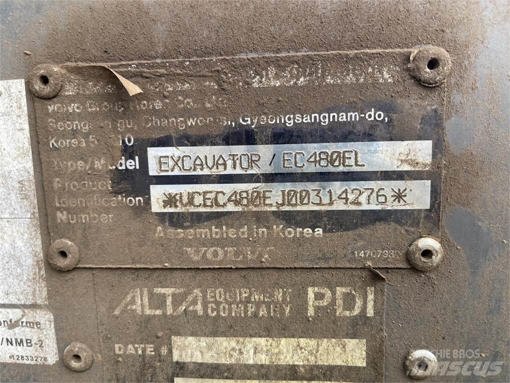 Volvo EC480EL 履带挖掘机