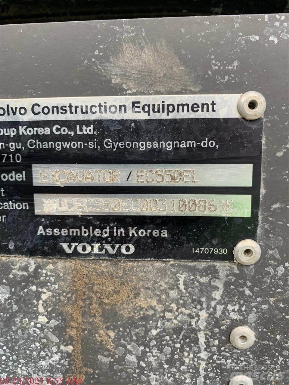 Volvo EC550EL 履带挖掘机