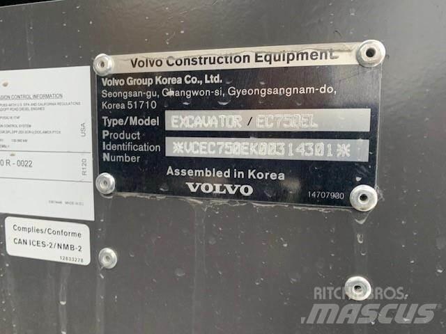 Volvo EC750EL 履带挖掘机