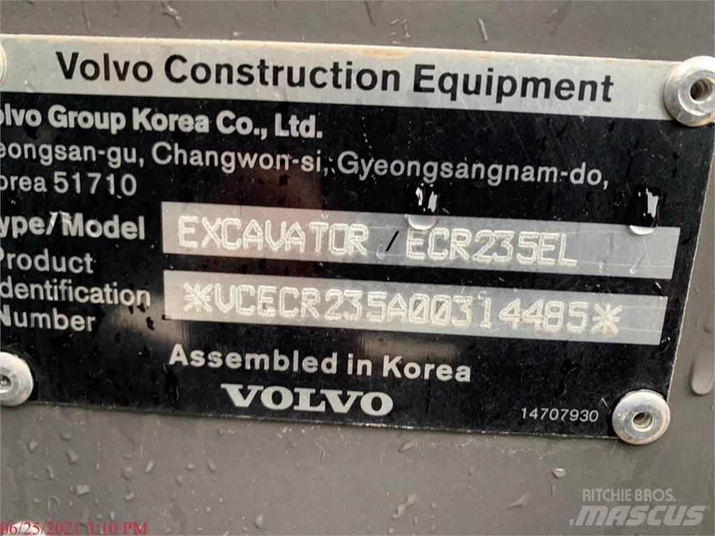 Volvo ECR235EL 履带挖掘机