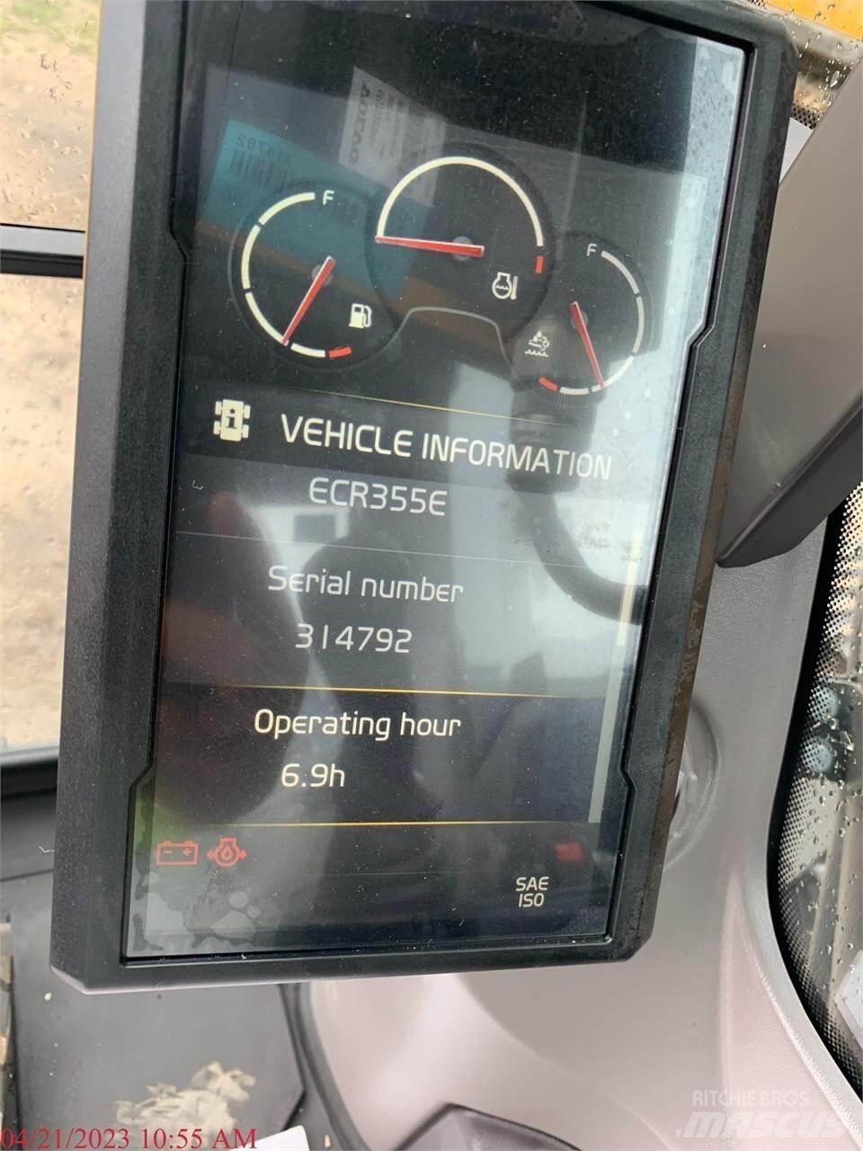 Volvo ECR355EL 履带挖掘机