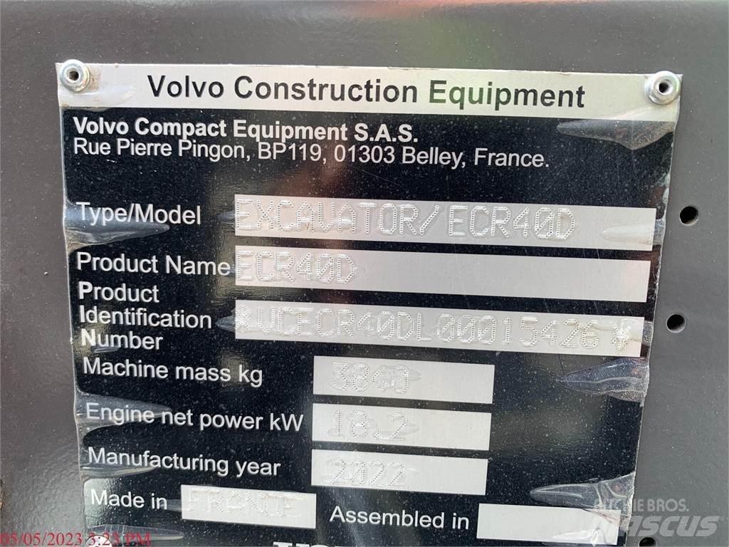 Volvo ECR40D 小型挖掘机