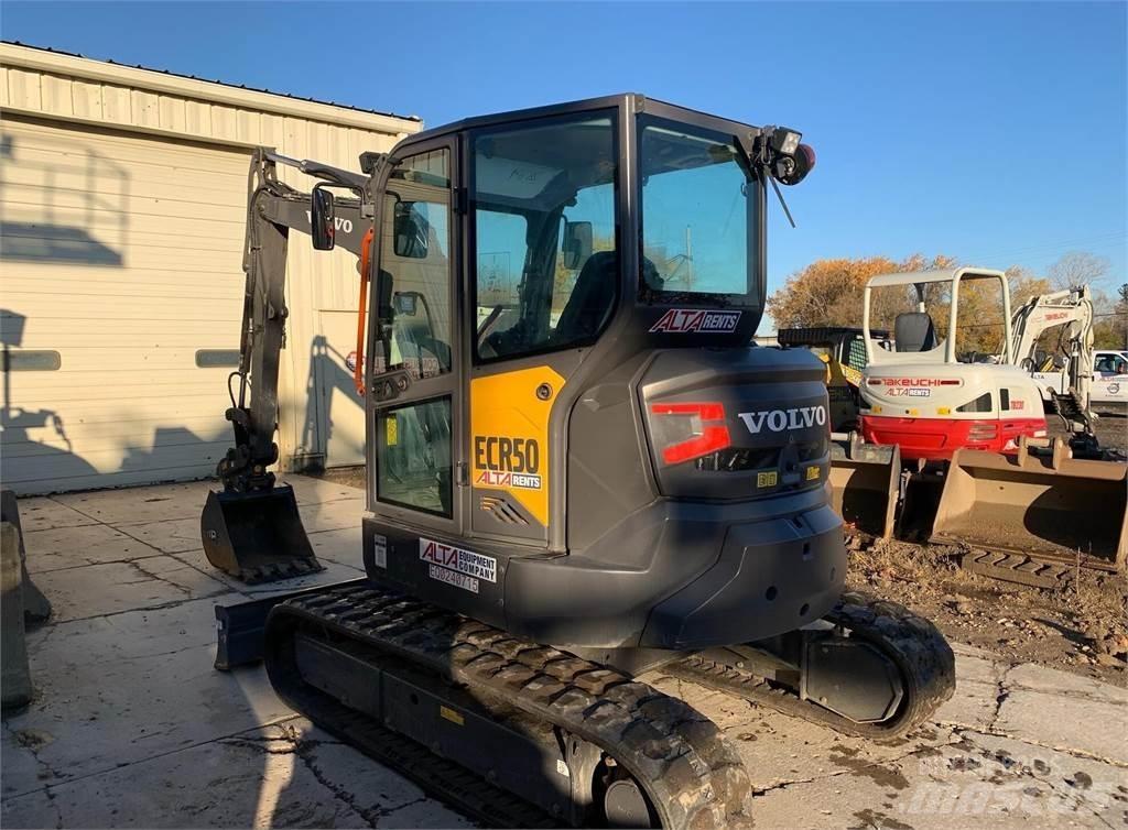 Volvo ECR50F 小型挖掘机