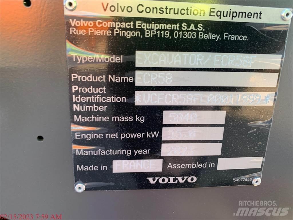 Volvo ECR58F 履带挖掘机