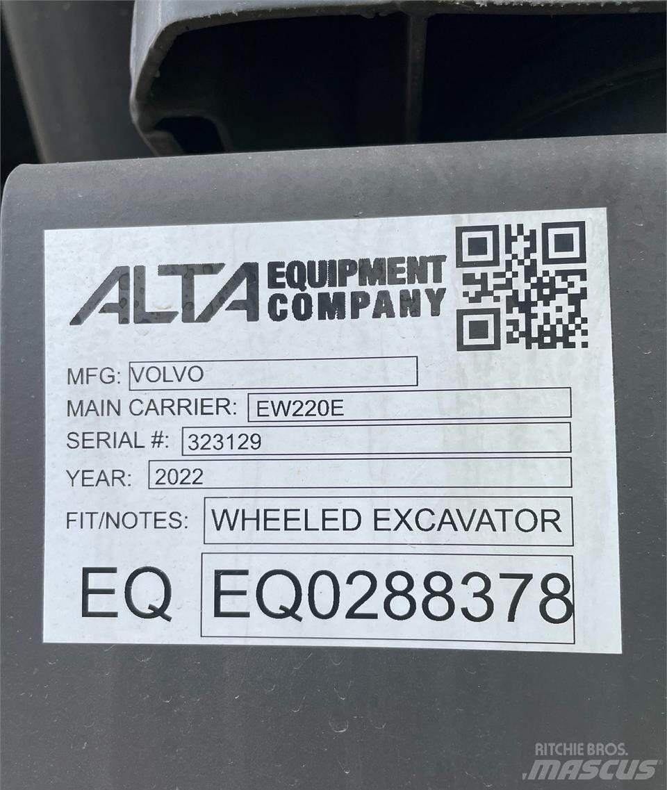 Volvo EW220E 轮式挖掘机