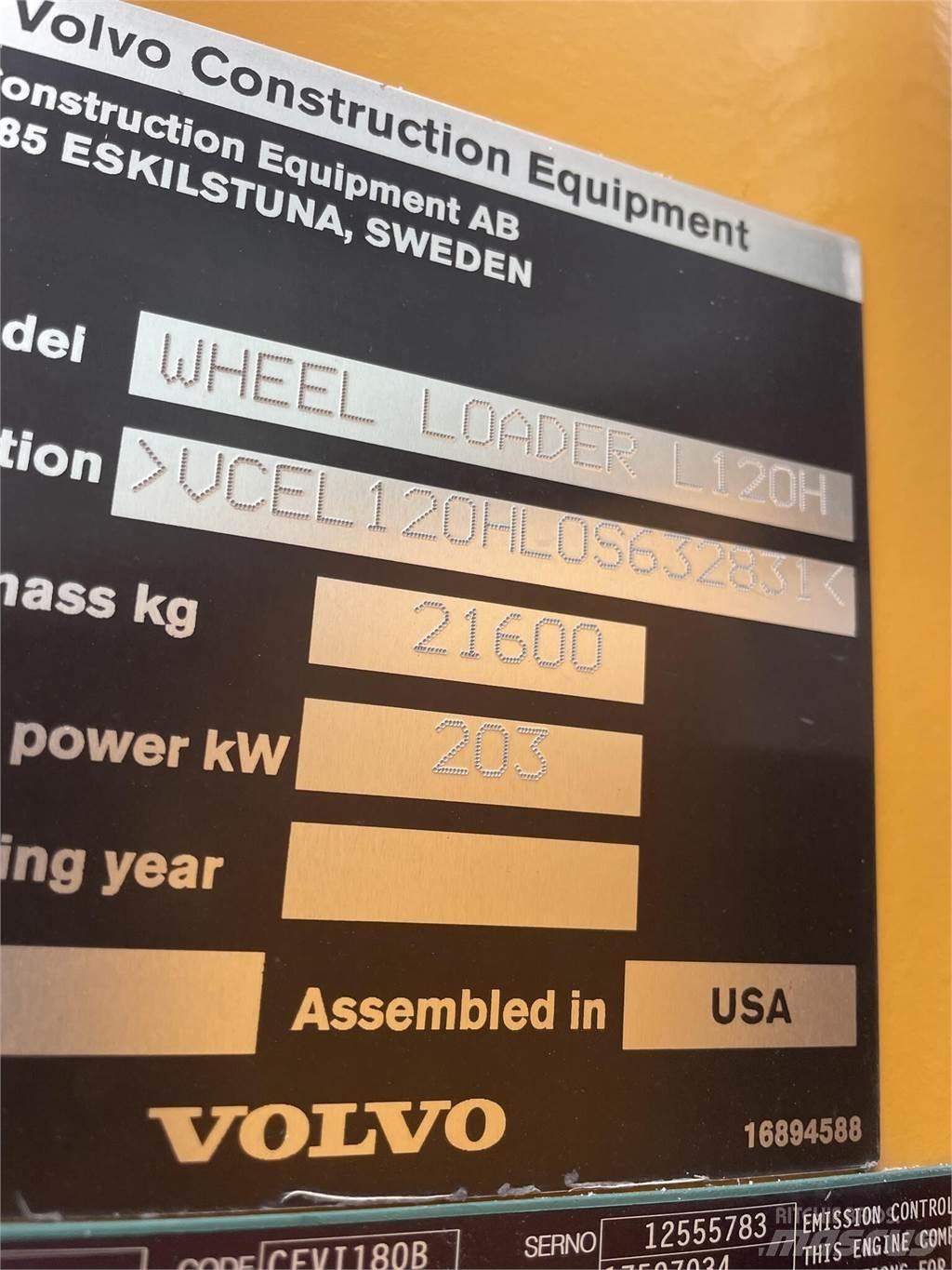 Volvo L120H 轮式装载机