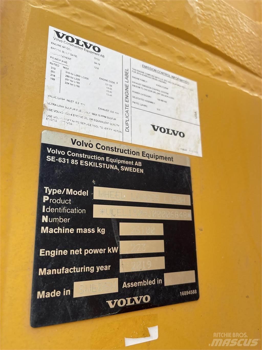Volvo L150H 轮式装载机