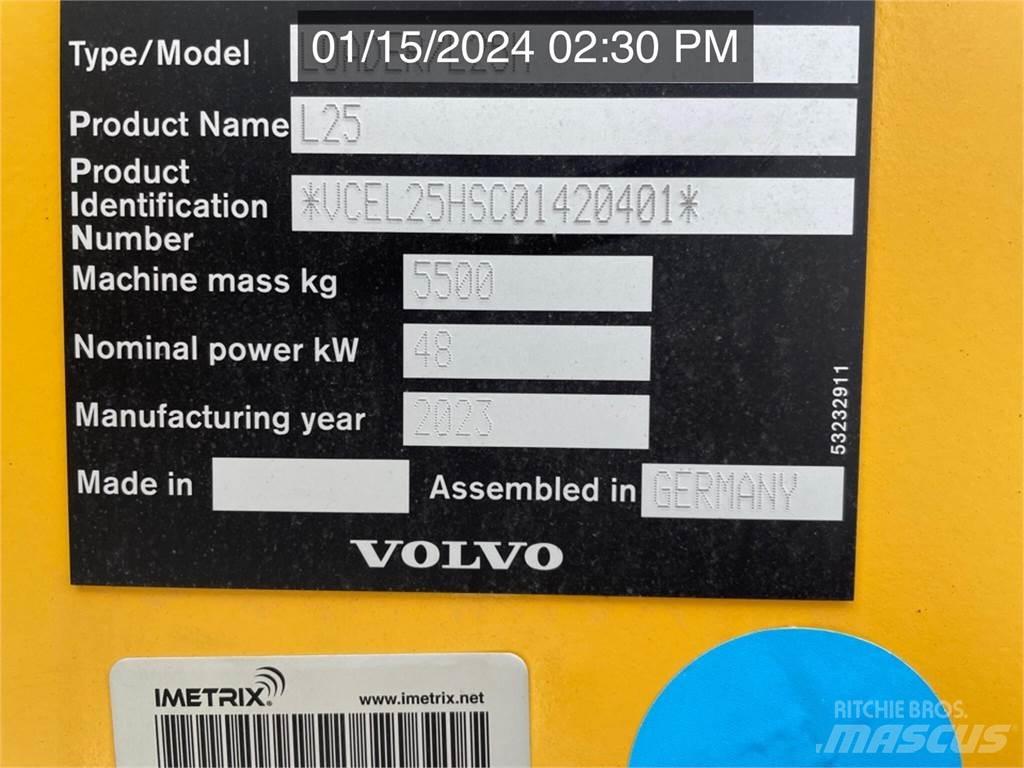 Volvo L25 轮式装载机