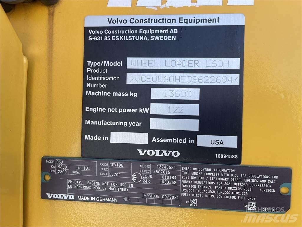 Volvo L60H 轮式装载机