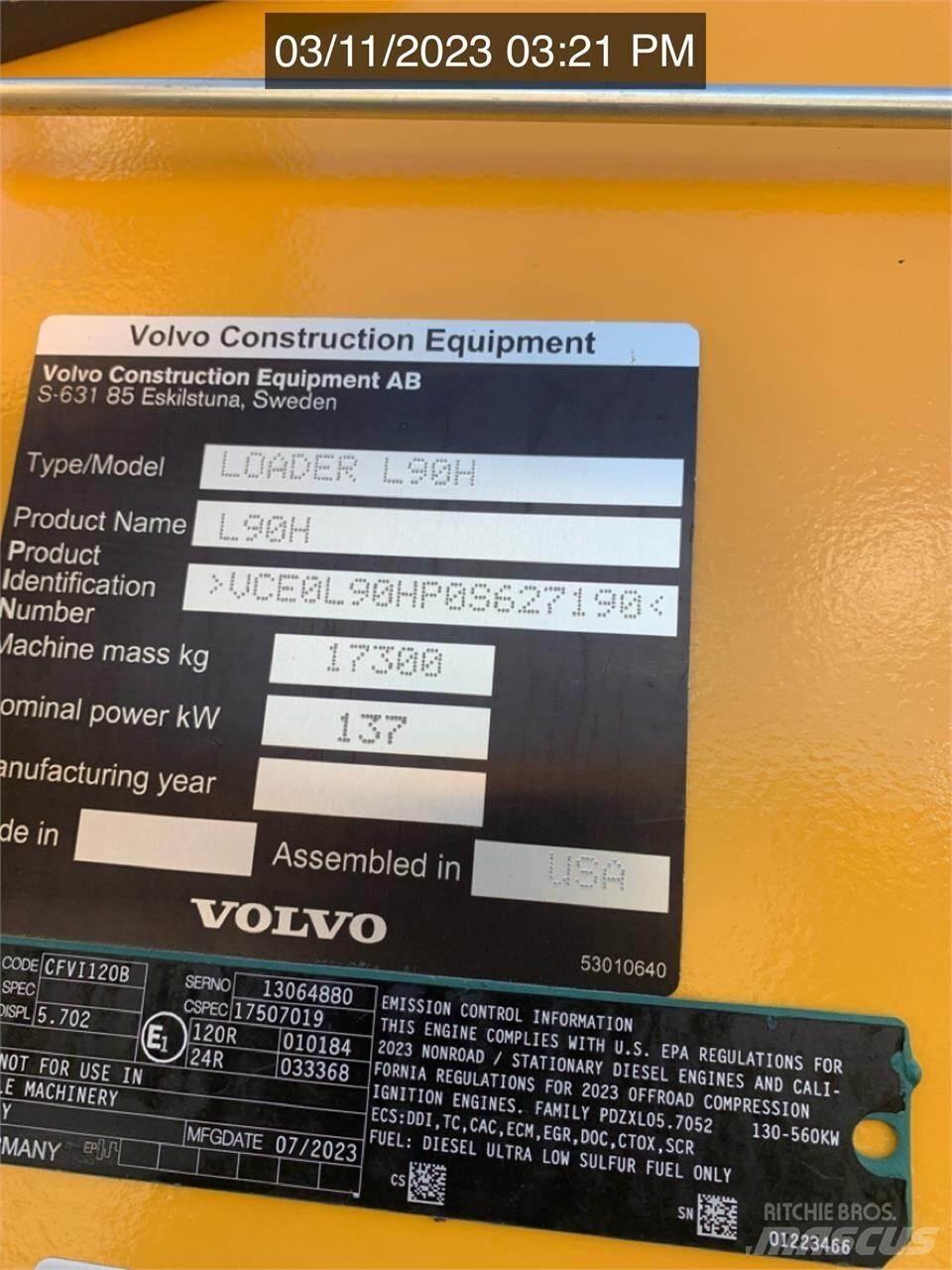 Volvo L90H 轮式装载机