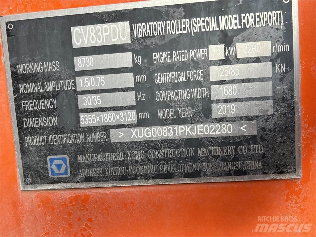 XCMG CV83PDU 双轮压路机