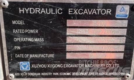 XCMG XE210U 履带挖掘机