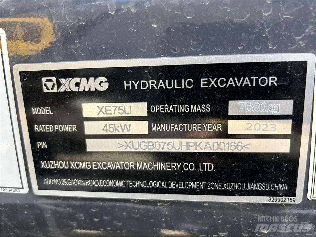 XCMG XE75U 履带挖掘机