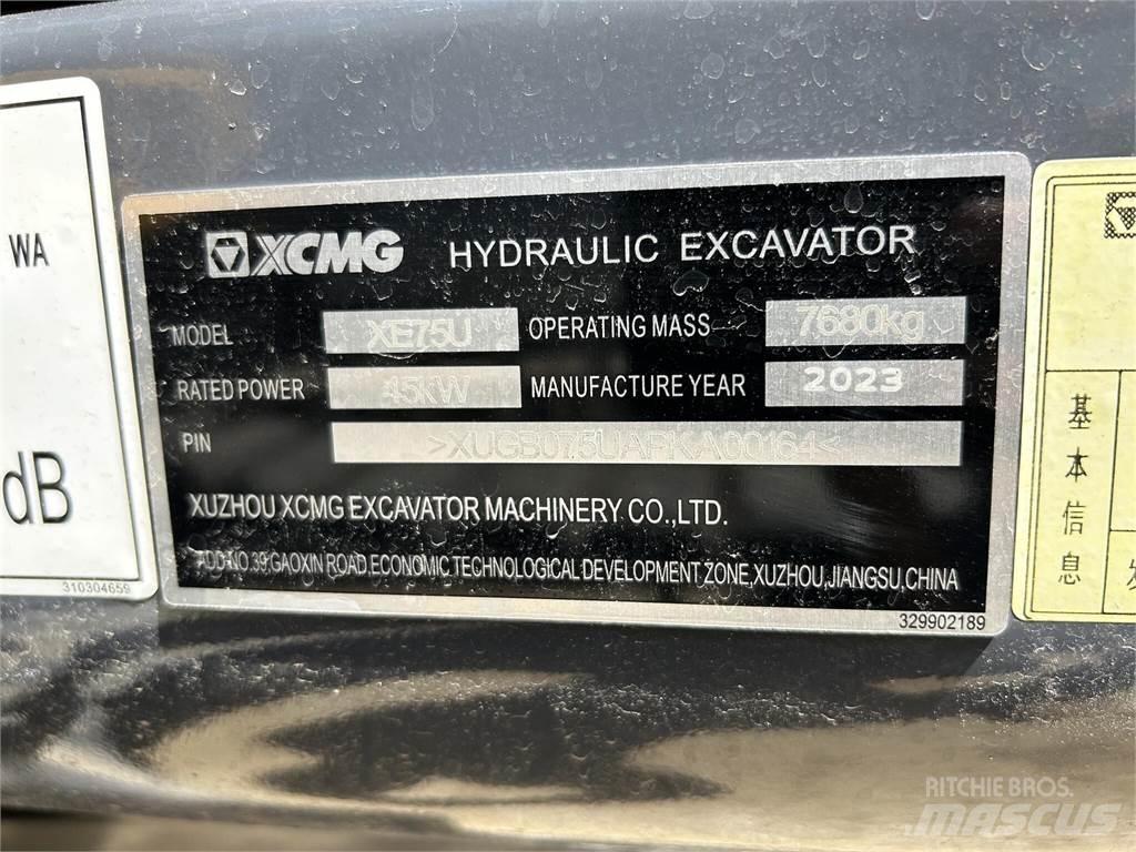 XCMG XE75U 履带挖掘机
