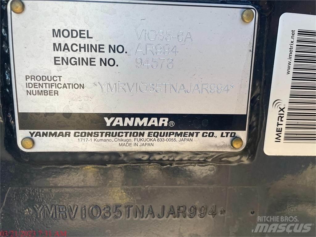 Yanmar VIO35-6A 小型挖掘机