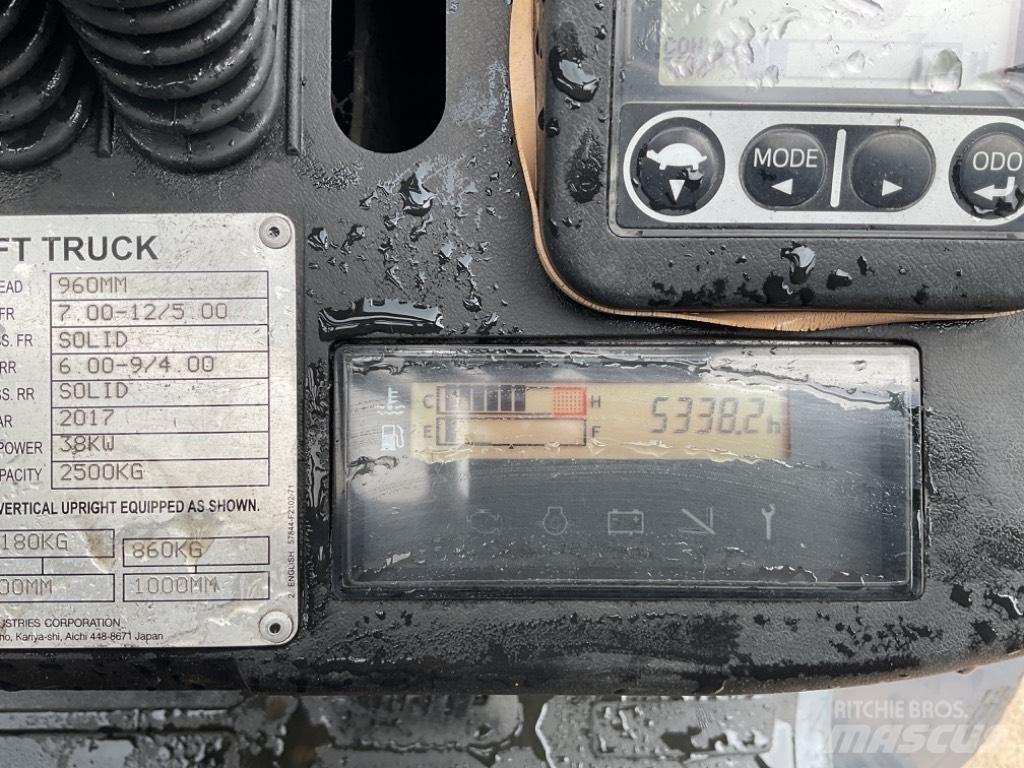 Toyota 02-8FGF25 天然气叉车