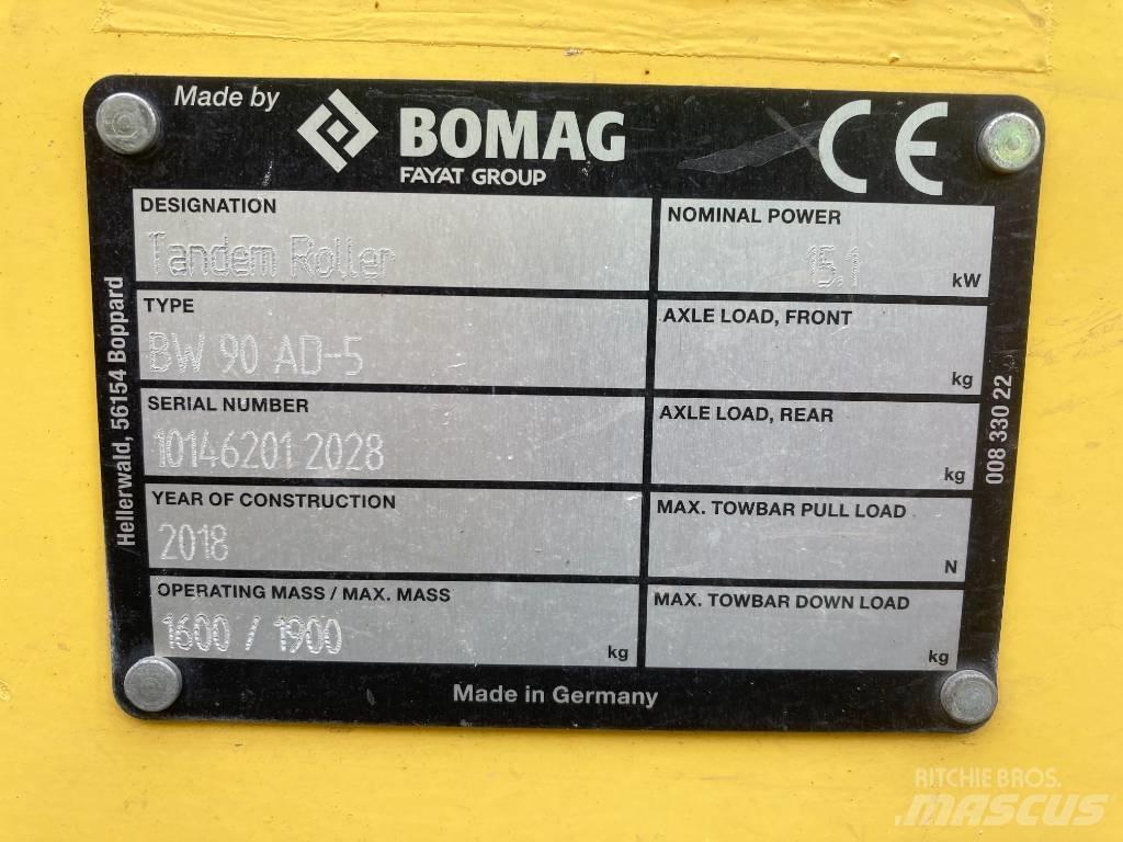 Bomag BW 90 AD-5 双轮压路机