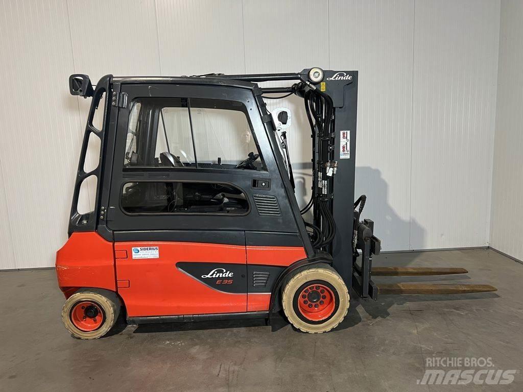 Linde E35L-01 电动叉车