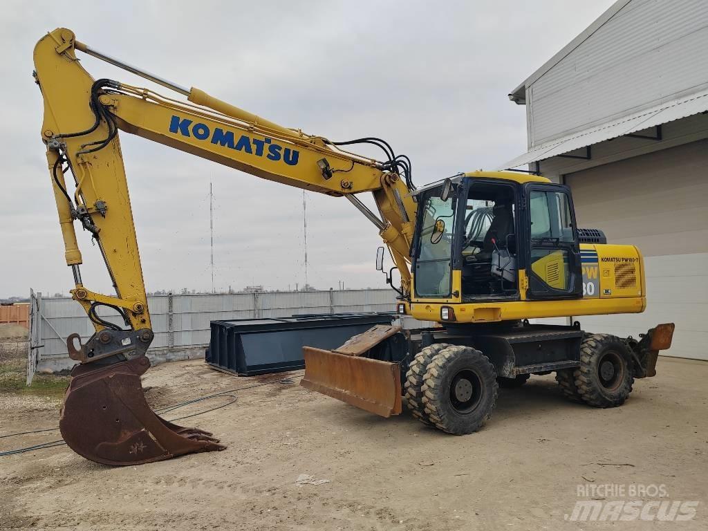 Komatsu PW 180-7EO 轮式挖掘机