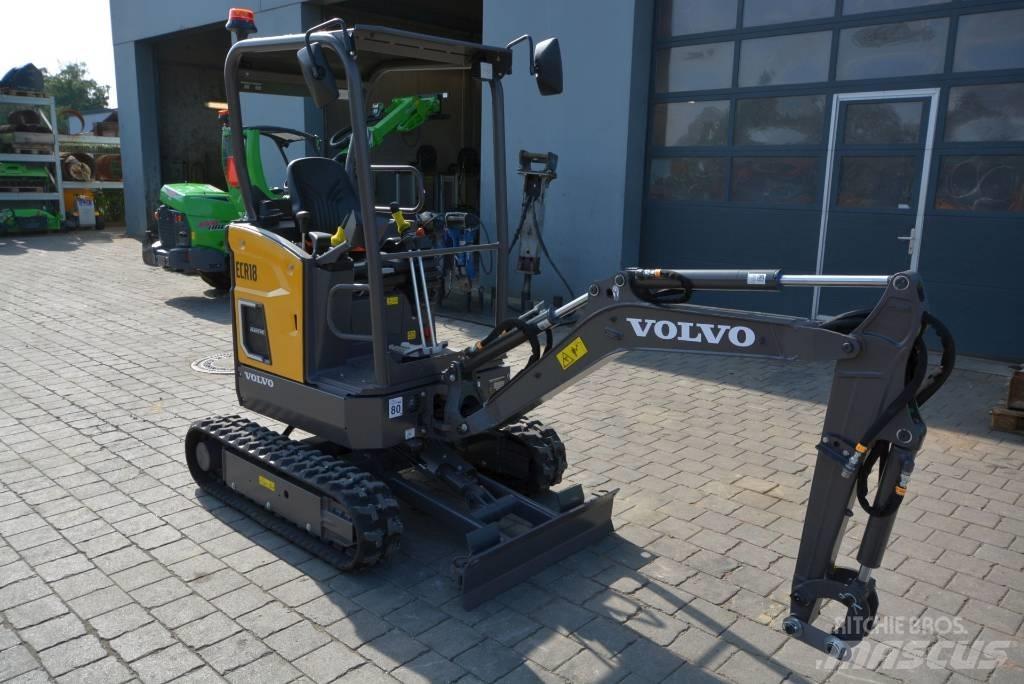 Volvo ECR18 electric 小型挖掘机