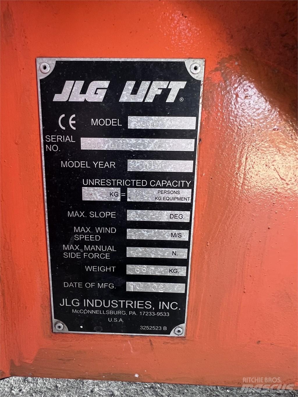 JLG E450 AJ 曲臂高空工作平台