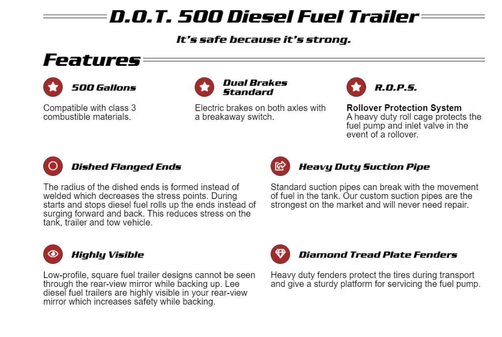  LEEAGRA DOT 500 罐式拖车