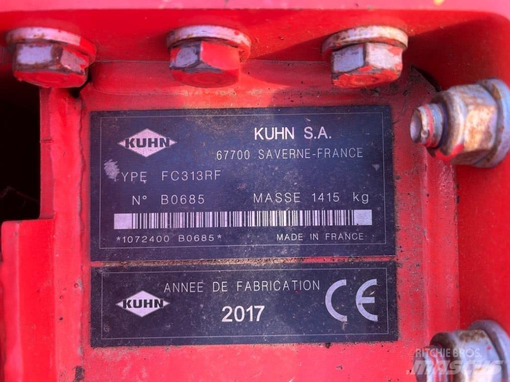 Kuhn FC 313 RF 割草调节装置