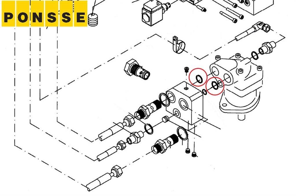 Ponsse 0013888 液压