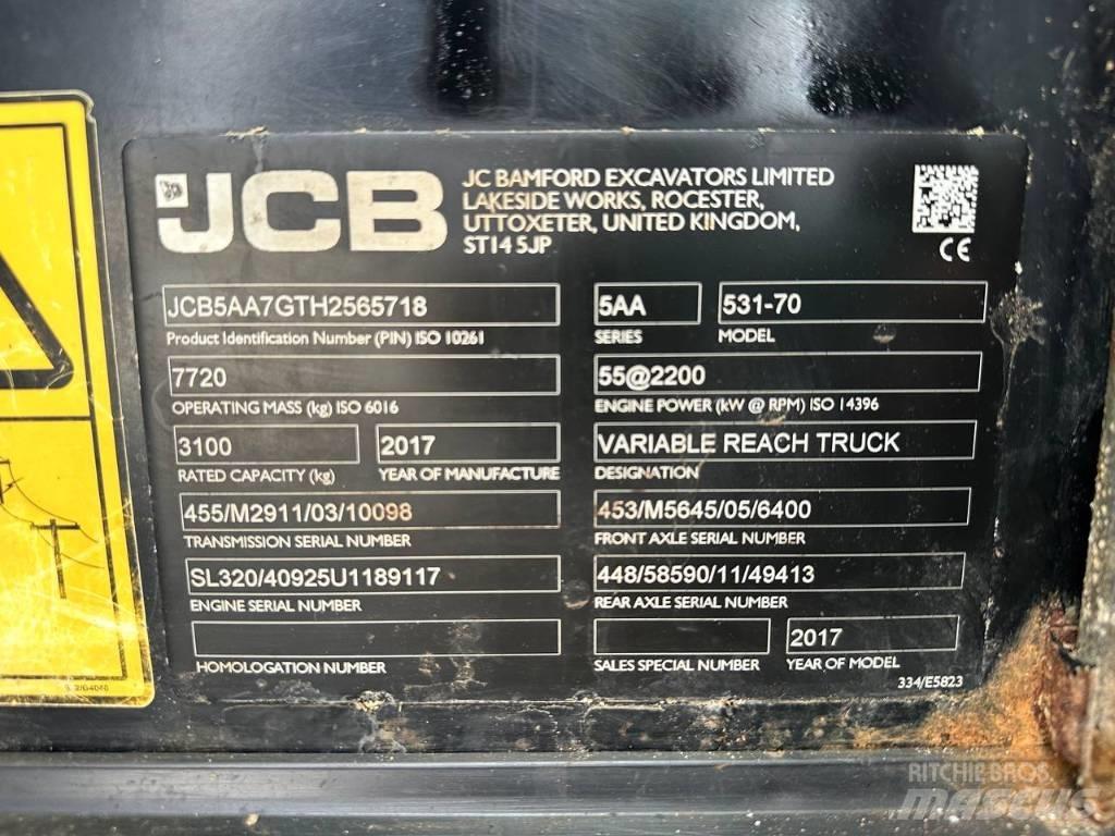 JCB 531-70 伸缩臂叉装车|叉装车