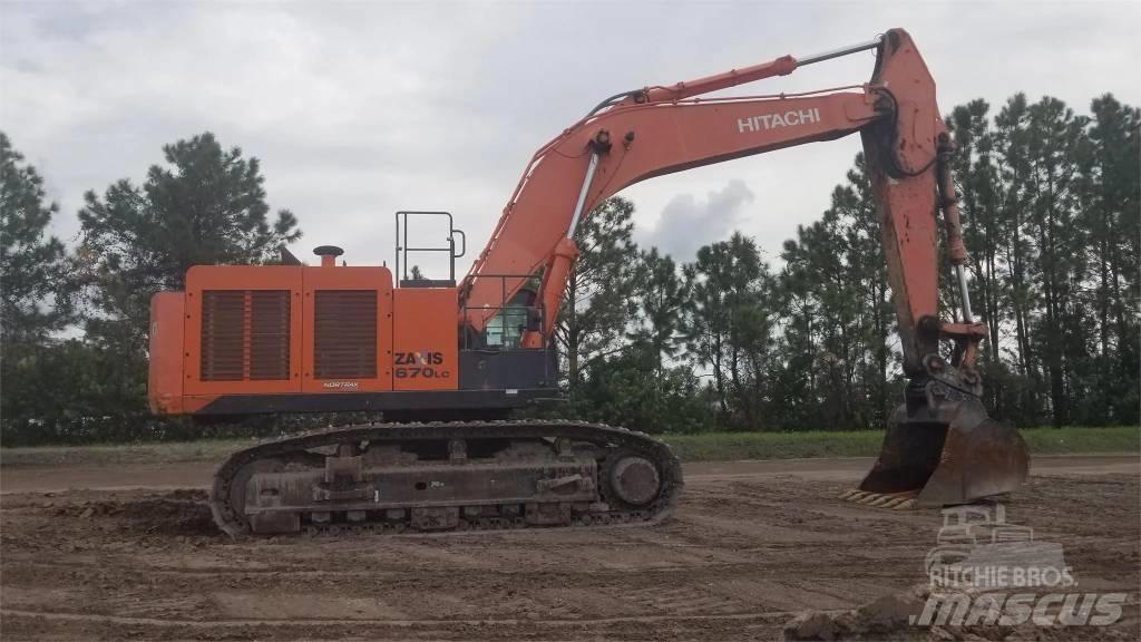 Hitachi ZX 670 履带挖掘机