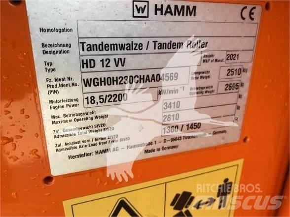Hamm HD12VV 单轮压路机