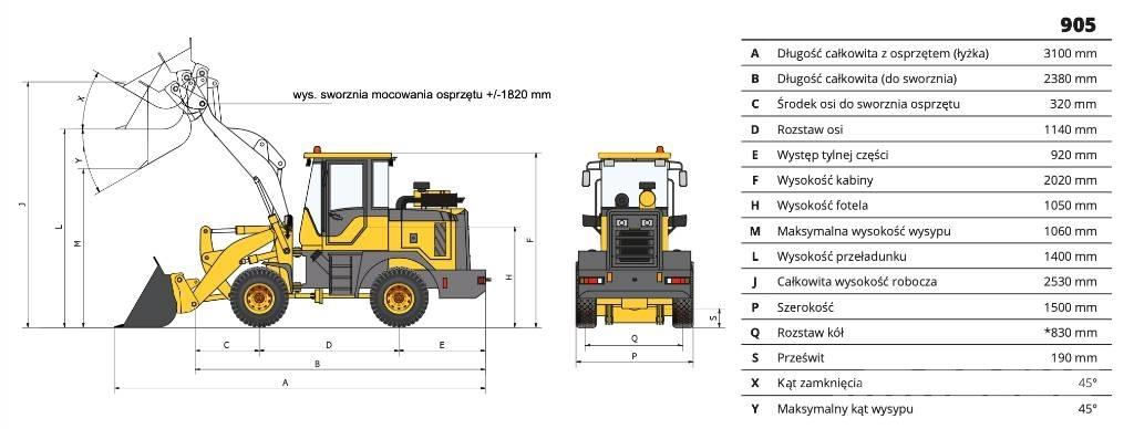 Günstig 905 电动叉车